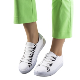 Kameta Zebra hvide sneakers
