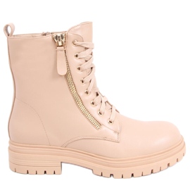 Snørestøvler fra Dontre Nude beige
