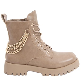 PA1 Støvler støvler med kæder Tokio Khaki beige
