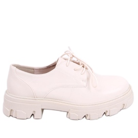 PA1 Tekla Beige loafers med snøre