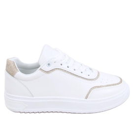 PA1 Josie Golden sneakers til kvinder hvid gylden