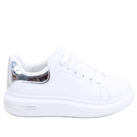 PA1 Sierra WHITE / SØLV damesneakers hvid