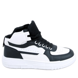 PA1 Myles Black high-top sneaker hvid sort