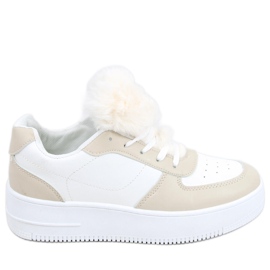 PA1 Lilith Beige sneakers til kvinder hvid