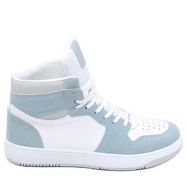 PA1 Dorcas Green ankelhøje sneakers hvid blå