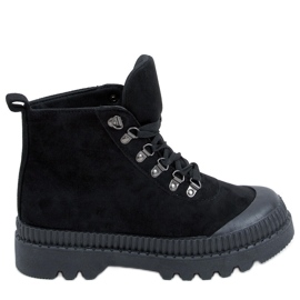 PA1 Malyen Black trekking sneakers sort