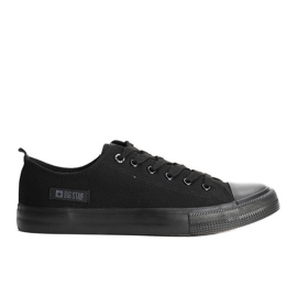 Sorte mænds sneakers Big Star KK174007