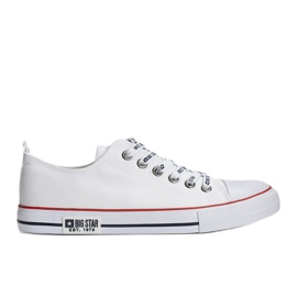 Hvide herre sneakers Big Star KK174048
