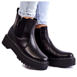 Varme slip-on støvler Big Star II274101 Sort