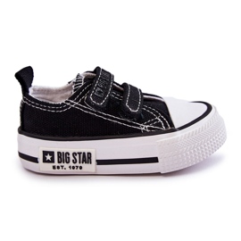 Børnetøjssneakers med velcro Big Star KK374080 Sort-Hvid