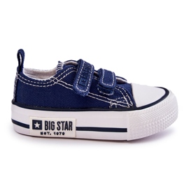 Børnetøjssneakers med velcro Big Star KK374081 Marineblå