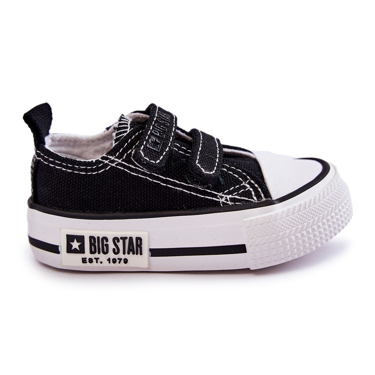Børnetøjssneakers med velcro Big Star KK374074 Sort-Hvid