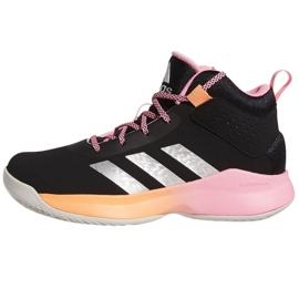 Adidas Cross Em Up 5 K Wide GX4793 sko sort