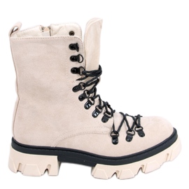 Snørestøvler Conor Beige
