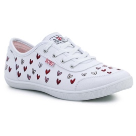 Skechers Bobs B Cute Love Brigade sko 113951-WRPK hvid