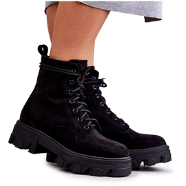 PG1 Suede Warm Boots Workers Black Darvin sort