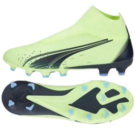 Puma Ultra Match FG / AG M 107032 01 fodboldsko gul grøn