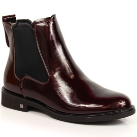 Damesko lakeret varm bordeaux Potocki WOL93B klaret
