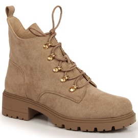 S.Barski S. Barski W OLI178B beige ruskindsstøvler