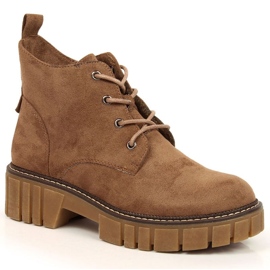 Arbejdere isoleret på platformen Sergio Leone W SK383A brun beige