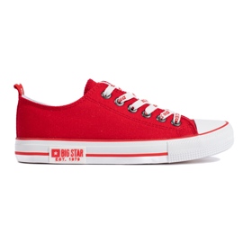 Damesneakers Big Star KK274104 rød