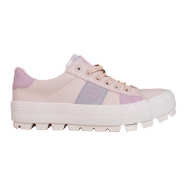 Damesneakers Big Star KK274042 lyserød