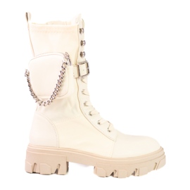 Beige dametasker med Shelovet-taske