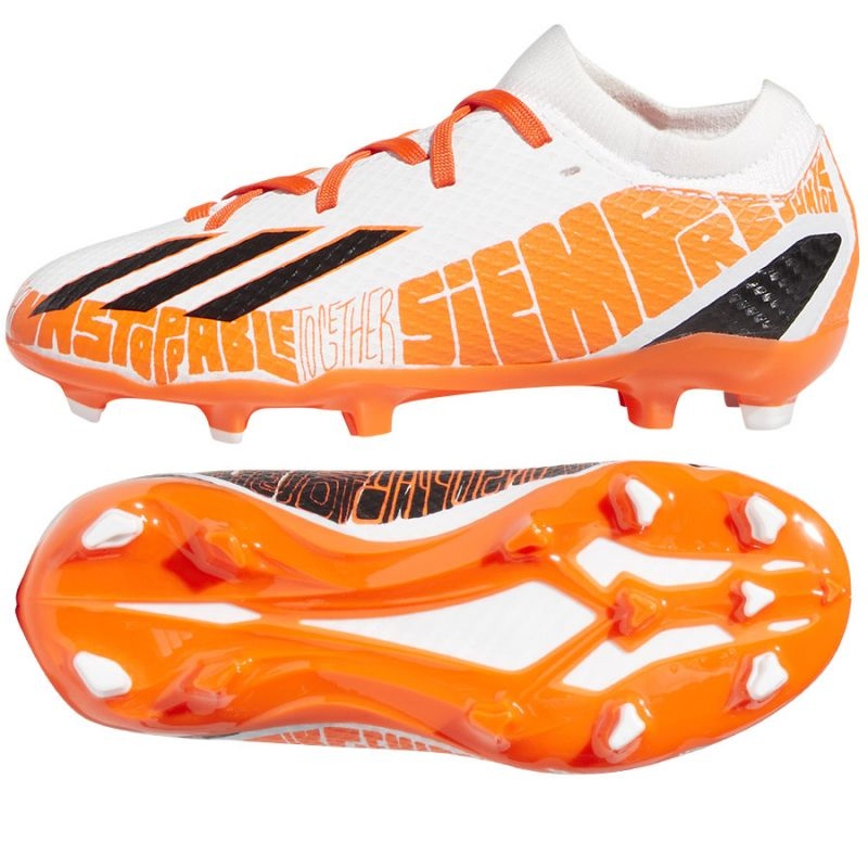 Speedportal.3 Fg Jr GW8391 fodboldstøvler appelsiner og røde - KeeShoes