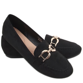 Catalina Black dame loafers sort