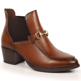 Brune Vinceza JAN150B slip-on støvler til kvinder