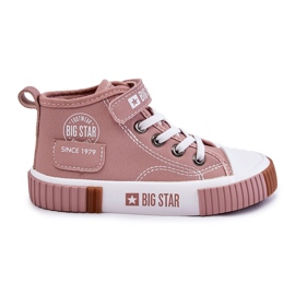 High-top børnesneakers Big Star KK374016 Pink lyserød