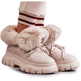 PS1 Varme støvler Beige Charles Trappers
