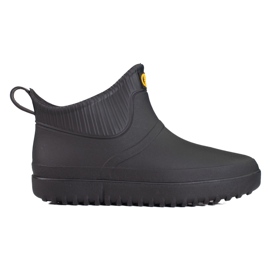 Shelovet lave gummistøvler til mænd sort