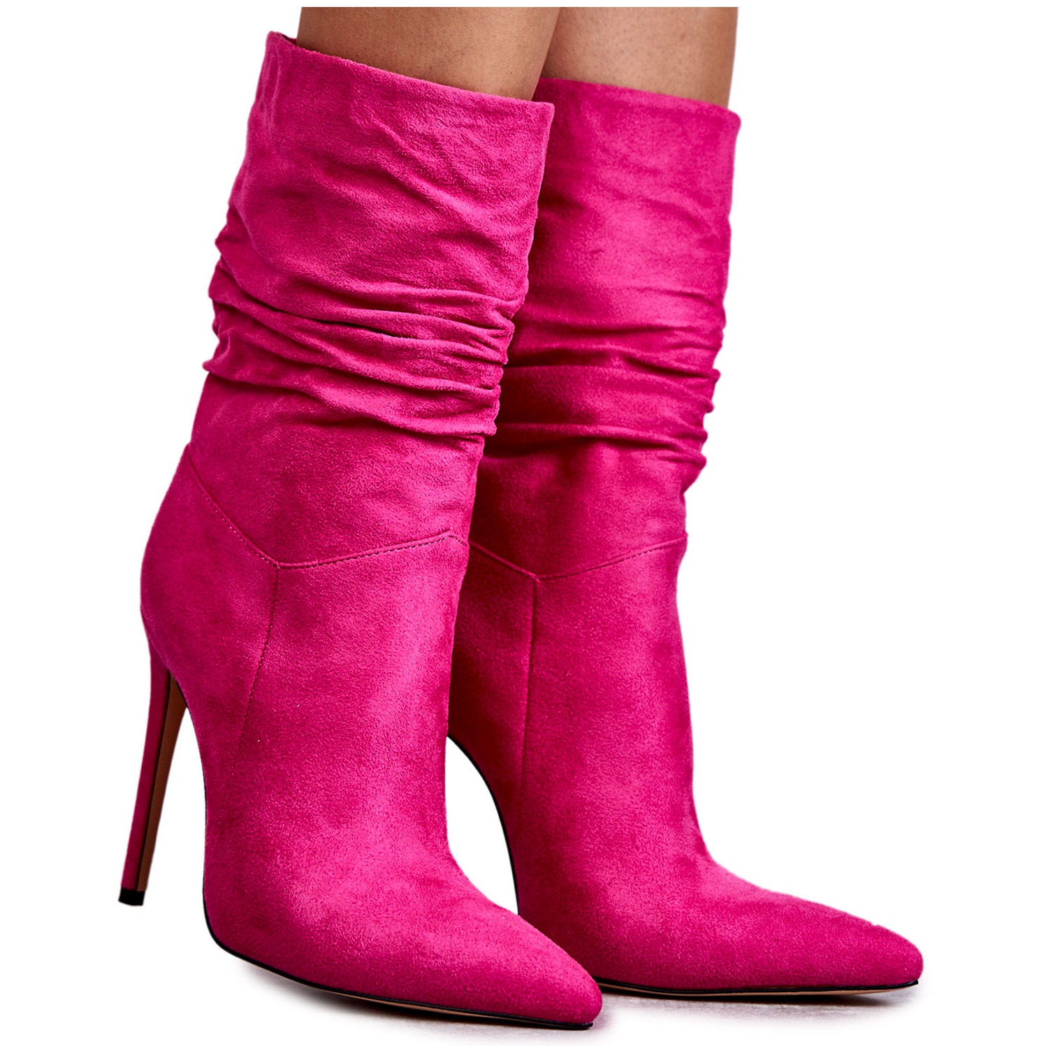 Kvinders krøllede støvletter Pink Laguna lyserød -