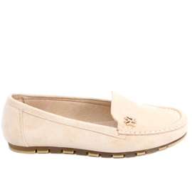 PA1 Sekue beige loafers til kvinder