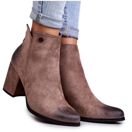 PL4 Dame ankelstøvler i ruskind La.Fi 260039DTA-SU Beige