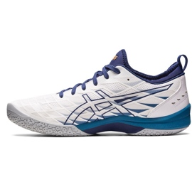 Asics Blast Ff 3 M 1071A076 100 håndboldsko hvid marine blå