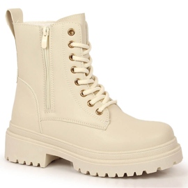 Dame beige varme støvler eVento