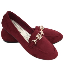 Loafers til kvinder Chloe Wine rød