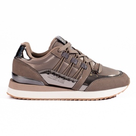 Big Star sneakers til kvinder KK274112 brun