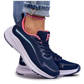 Moderigtige sportssko til kvinder Sneakers Marineblå Ida
