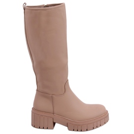 Grande Khaki damestøvler beige