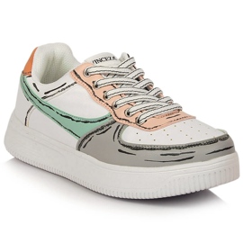 Multicolor Vinceza lave sportssko hvid flerfarvet