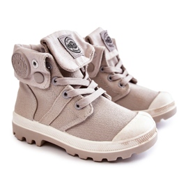 FB3 Børne høj-top sneakers grå Tobby beige