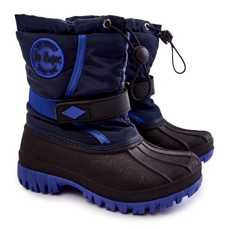 Varme snestøvler til børn Lee Cooper LCJ-21-44-0522 Marineblå sort marine blå