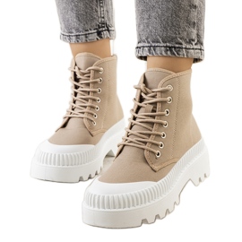 Brune Roxo sneakers khaki grøn