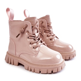 Lakerede Varme Støvler Lys Beige Heidi