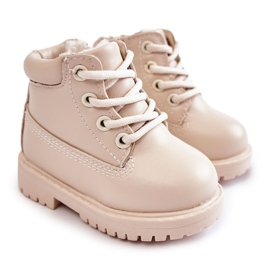 Børne Warm Trappers Boots Lys beige Dexter