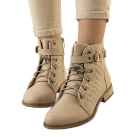 BM Dakin beige støvler