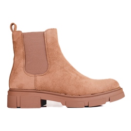 Ruskinds Shelovet beige Jodhpur støvler til kvinder